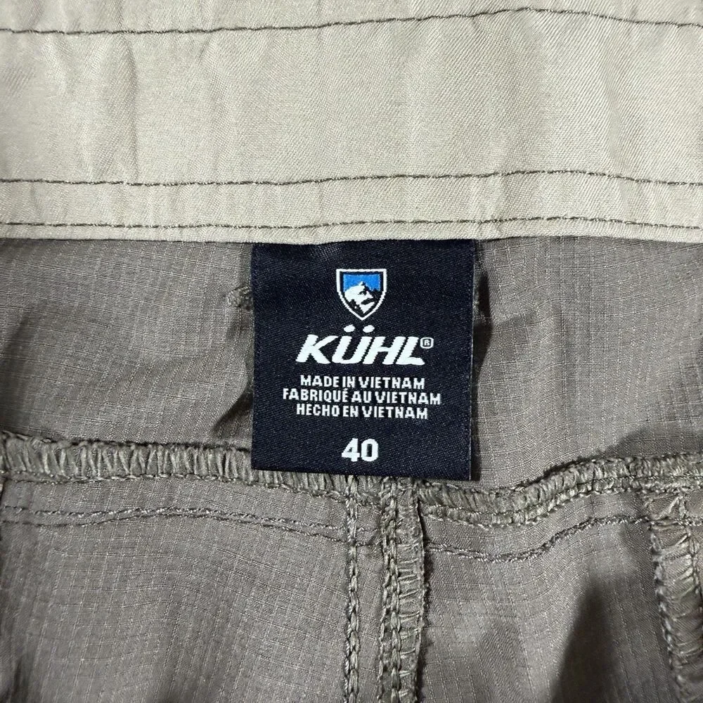 Kuhl Silencr Kargo Shorts Mens 40 Brown 10